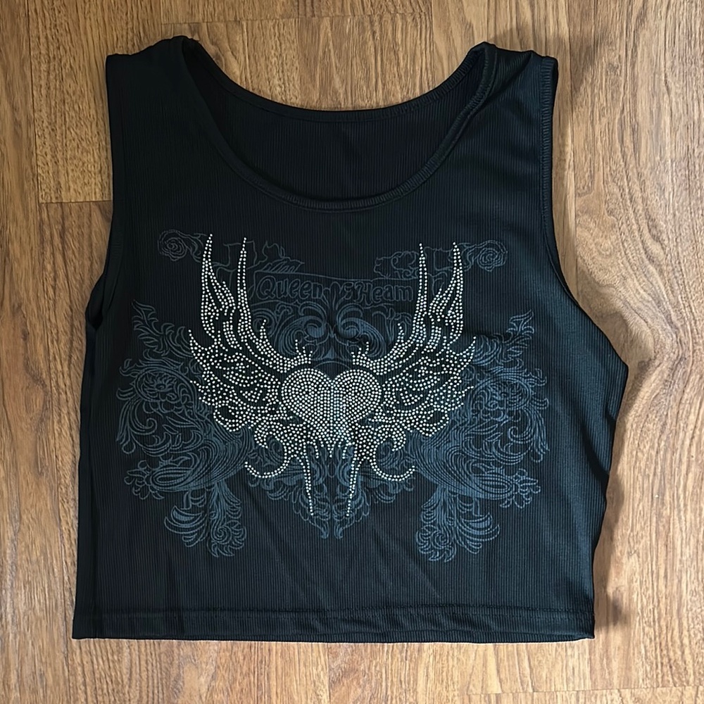 Beaded Crop Top